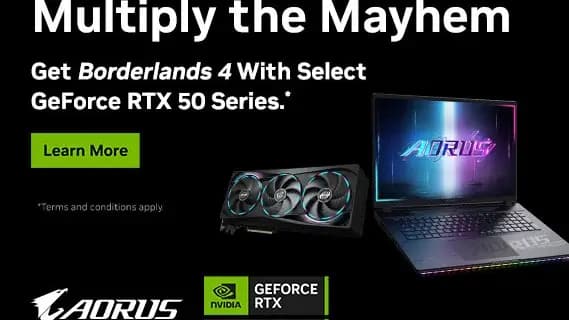 Mua RTX 50 Series GIGABYTE - Nhận Miễn Phí Bom Tấn Borderlands 4