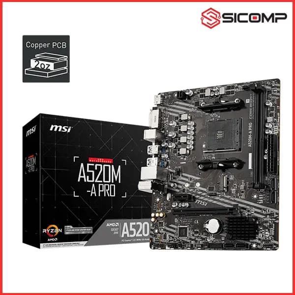 MAINBOARD MSI A520M-A PRO