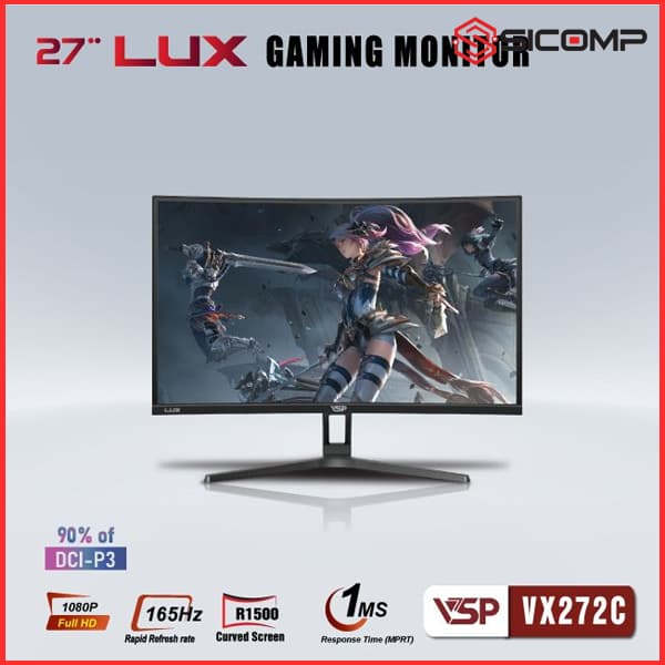 MÀN HÌNH VSP VX272C CONG - LUX 165Hz - 1MS